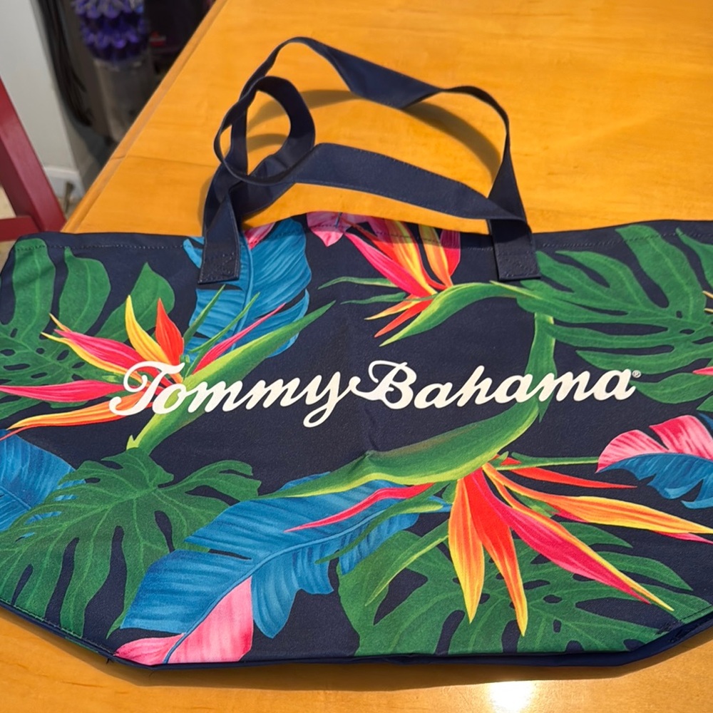 Tommy Bahama Floral Tote Bag Brand New